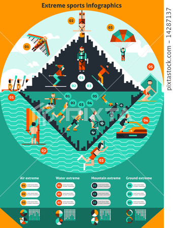 Extreme Sports Infographics 14287137