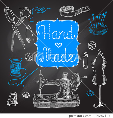 Sewing Chalboard Set 14287197