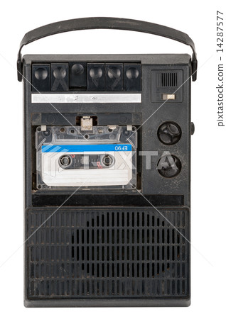 Vintage cassette tape recorder 14287577