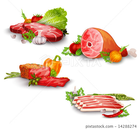 Meat With Vegetables Set Meat With Vegetables Set 14288274