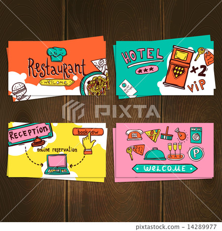 Hotel Cards Set 14289977