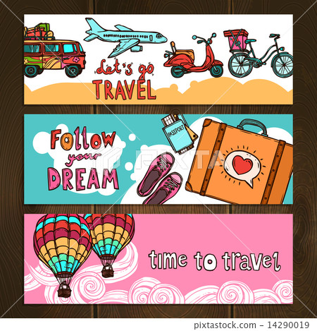 Travel Banners Set 14290019