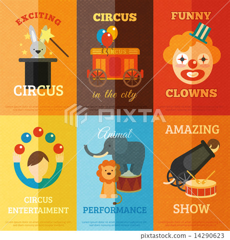 Circus Poster Set 14290623