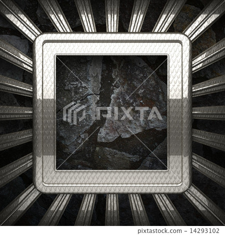 metal and stone background metal and stone background 14293102