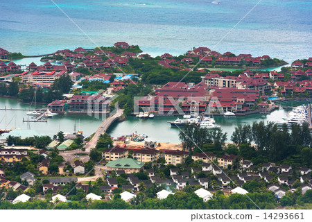 Aerial view of Eden Island Mahe Seychelles Aerial view of Eden Island Mahe Seychelles 14293661