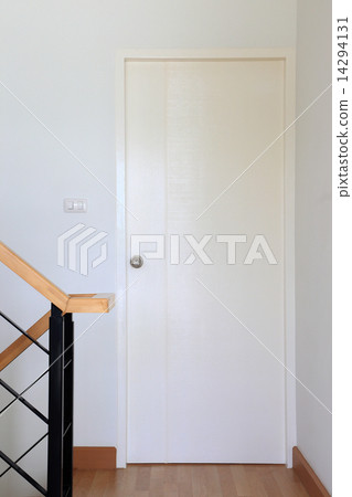 Closing White Door in The Room 14294131