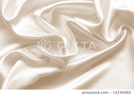 Smooth elegant golden silk as wedding background. In Sepia toned Smooth elegant golden silk as wedding background. In Sepia toned 14294860