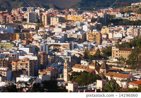 residential districts in andalusian city.  Malaga 14296860