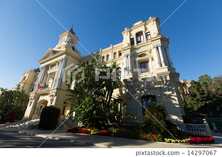 Wide angle shot of Ayuntamiento of Malaga Wide angle shot of Ayuntamiento of Malaga 14297067