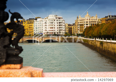 View of Sant Sebastian from Maria Cristina bridge View of Sant Sebastian from Maria Cristina bridge 14297069
