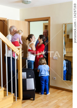 Happy family meeting 14297169