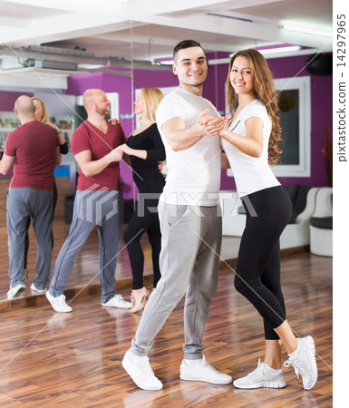 Couples enjoying of partner dance 14297965