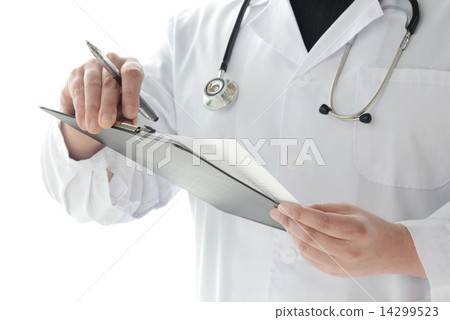 Physician confirming medical record 14299523