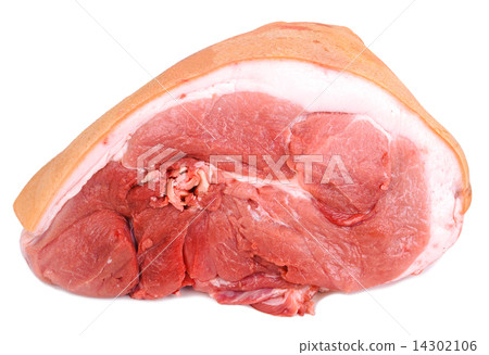 Raw pork ham, pork leg 14302106