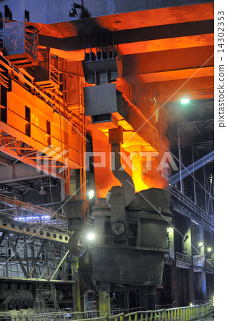 hot molten steel 14302353