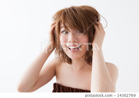 hair care, female, lady 14302769