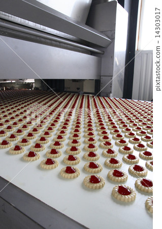 production cookie in factory 14303017