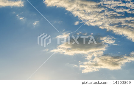 雲彩日落日落天空晚上 14303869