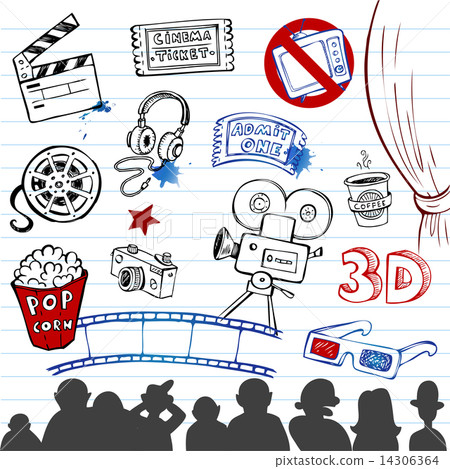 Vector hand-drawn icons Vector hand-drawn icons 14306364