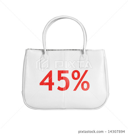 Sale bag design element isolated on white 14307894