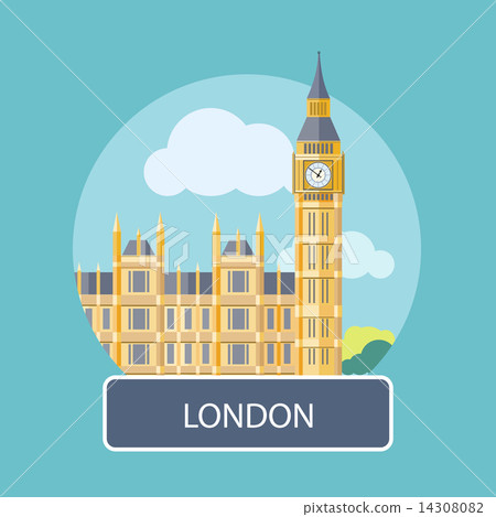 Big Ben and Westminster Bridge , London, UK 14308082