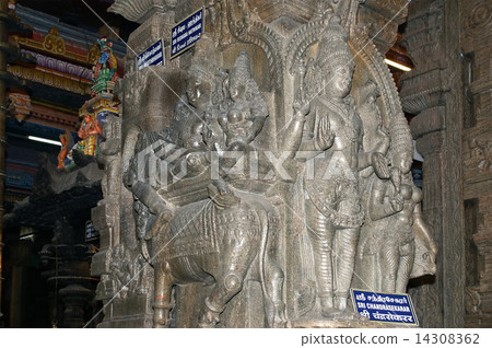 The traditional Hindu religion sculpture. Madurai, Tamil Nadu, South India. 14308362