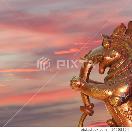 Traditional statues of gods and goddesses in the Hindu temple 14308394