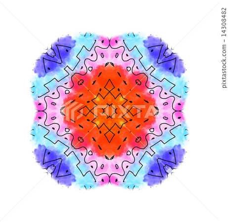 Abstract color shape 14308482