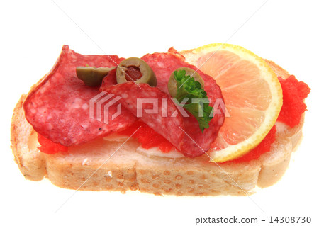 open sandwich (traditional czech) 14308730