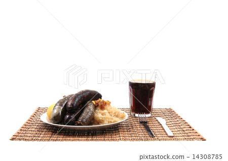 black and white pudding as czech typical food 14308785