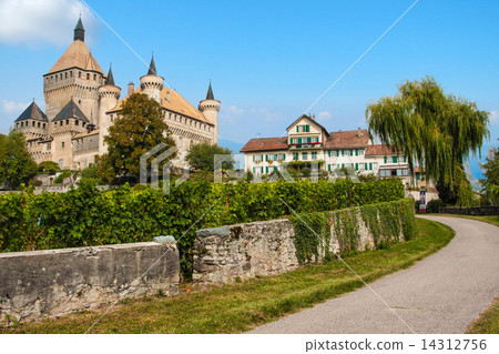 beautiful countryside in Switzerland beautiful countryside in Switzerland 14312756