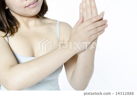 女性手手化妝關心胳膊秀麗 14312888