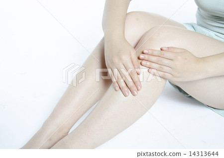 女性的腿美容護理美容 14313644