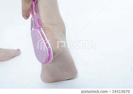 Women's legs Beauty care heel Pumice stone horny beauty 14313670