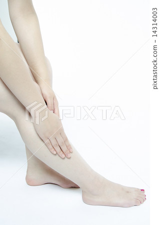 女性的腿美容護理美容垂直 14314003