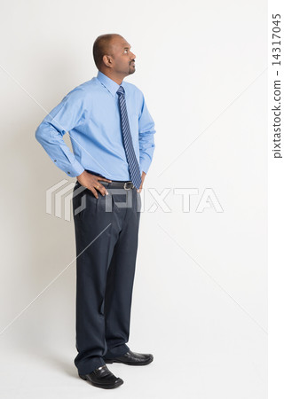 Indian businessman looking at space 14317045