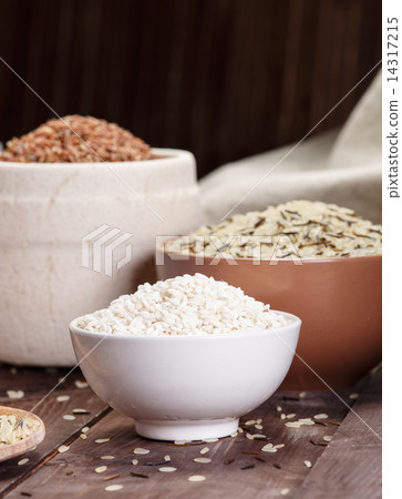 assortment of rice assortment of rice 14317215