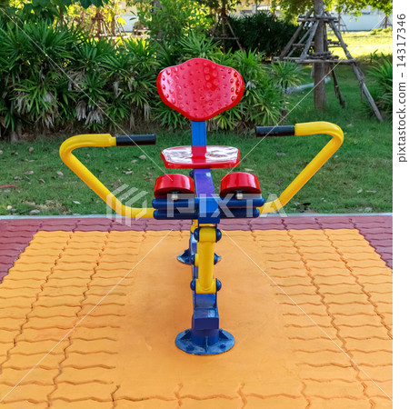 Exercise Equipment in public park 14317346