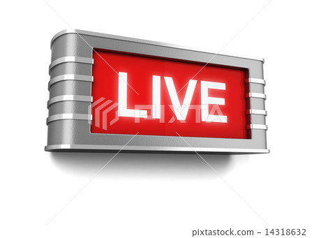 Live sign - Stock Illustration [14318632] - PIXTA