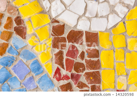 background of mosaic color many items background of mosaic color many items 14320598