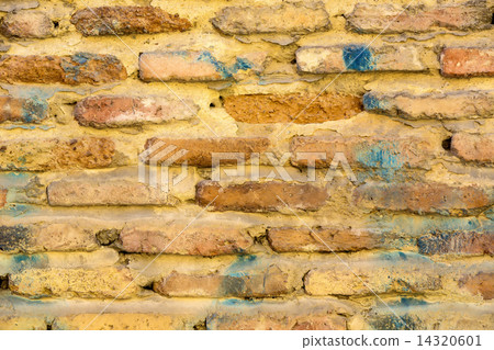 photo of an old brick wall close up shot photo of an old brick wall close up shot 14320601