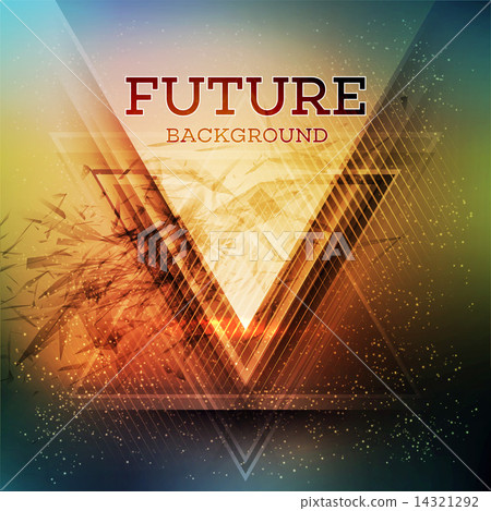 Abstract triangle future vector background - Stock Illustration ...