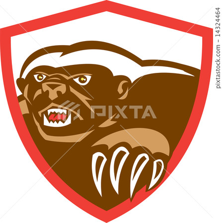 Honey Badger Claws Side Shield Retro 14324464