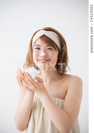 泡沫 人 人物 14324563