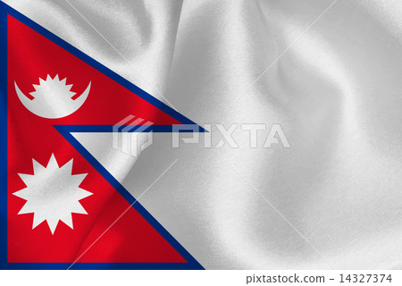 尼泊爾國旗的旗幟 14327374