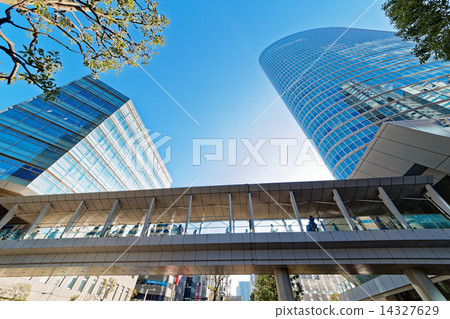 Shinagawa station and high-rise building group 14327629