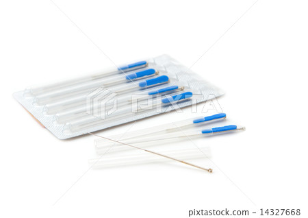 Acupuncture needles on isolate 14327668