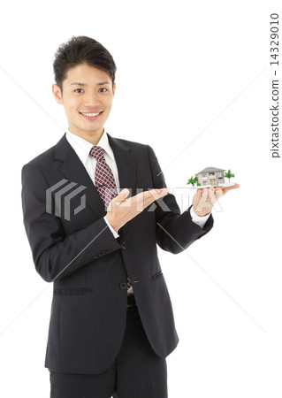 A refreshing businessman A refreshing businessman 14329010