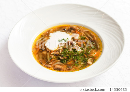 mushroom soup mushroom soup 14330683