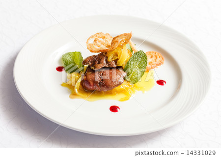 foie gras with sauce foie gras with sauce 14331029